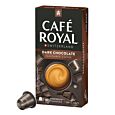 Café Royal Dark Chocolate package and capsule for Nespresso
