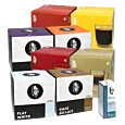 Bundle with 8 packages of coffee for Dolce Gusto and a package of descaling