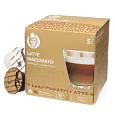 Kaffekapslen Latte Macchiato package and capsule for Dolce Gusto
