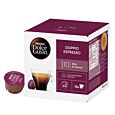 Nescafé Doppio Espresso package and capsule for Dolce Gusto
