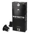 Kaffekapslen Ristretto package and capsule for NespressoÂ®
