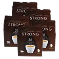 5 packs with Kaffekapslen Strong Medium for Senseo