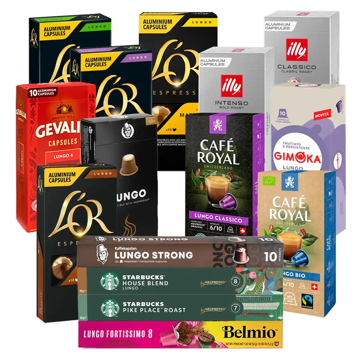 Lungo\u0020mais\u0020vendidos\u0020para\u0020Nespresso\u00AE\u0020